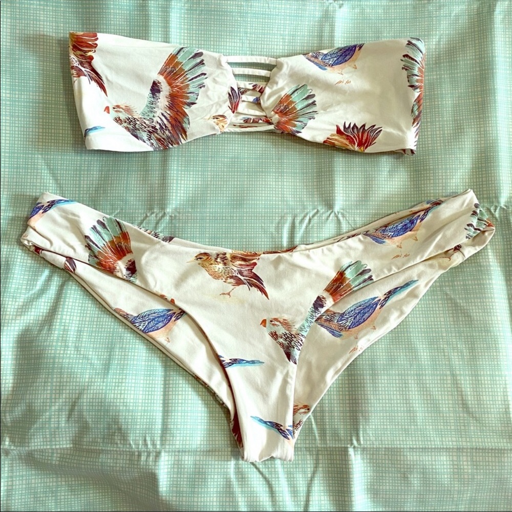 Boys + Arrows Bird Bikini Set L
